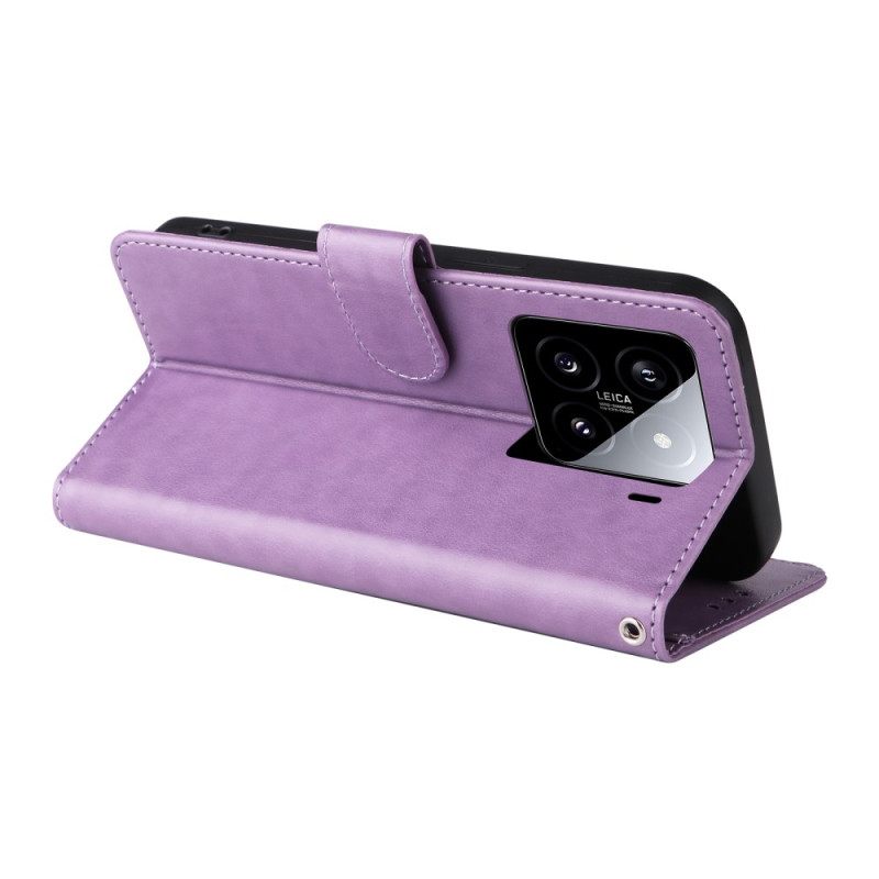 Folio-hoesje Xiaomi 15 Telefoonhoesje Kleine Bloemen