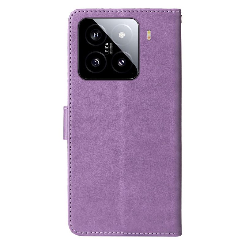 Folio-hoesje Xiaomi 15 Telefoonhoesje Kleine Bloemen