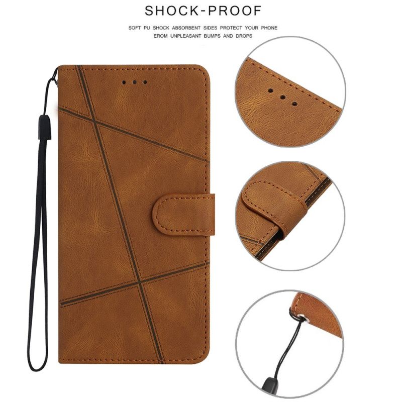 Folio-hoesje Xiaomi 15 Telefoonhoesje Lijnen