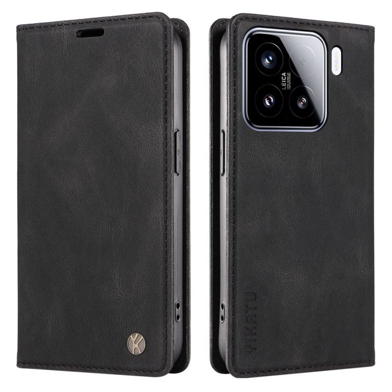 Folio-hoesje Xiaomi 15 Yikatu Suède-effect