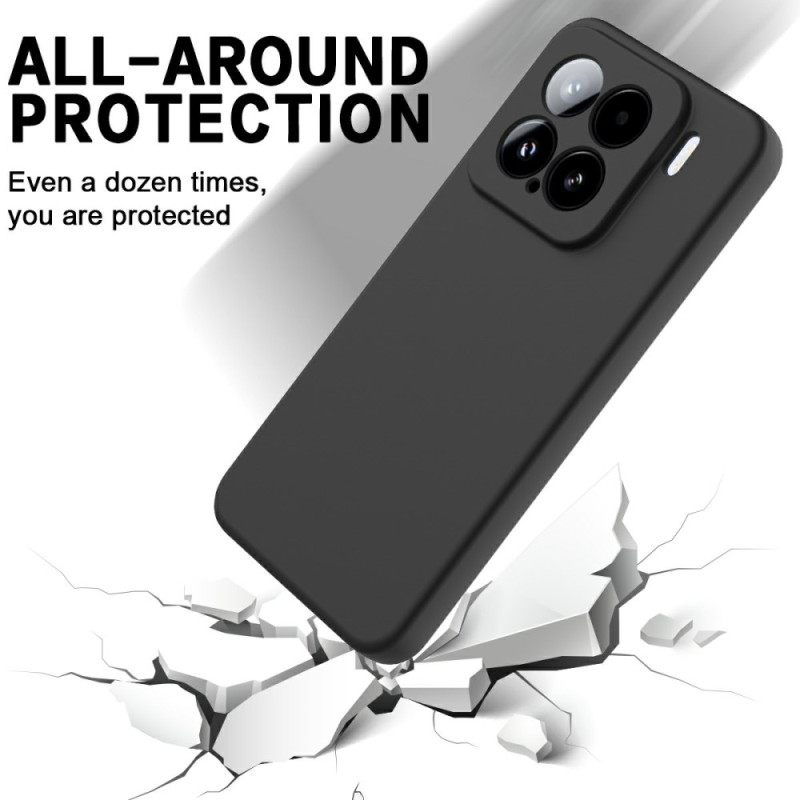 Hoesje Xiaomi 15 Bandje Van Vloeibaar Siliconen