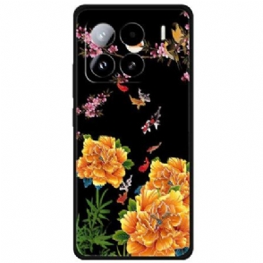 Hoesje Xiaomi 15 Bloemen En Vissen