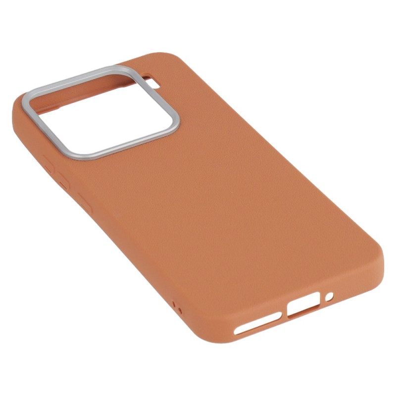 Hoesje Xiaomi 15 Leertextuur Bescherming Hoesje