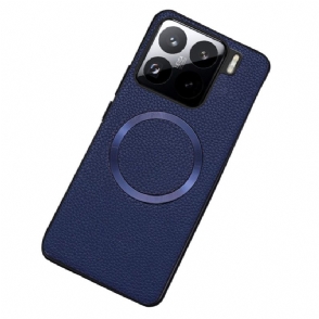 Hoesje Xiaomi 15 Magsafe-compatibel Kunstleer Met Textuur Bescherming Hoesje