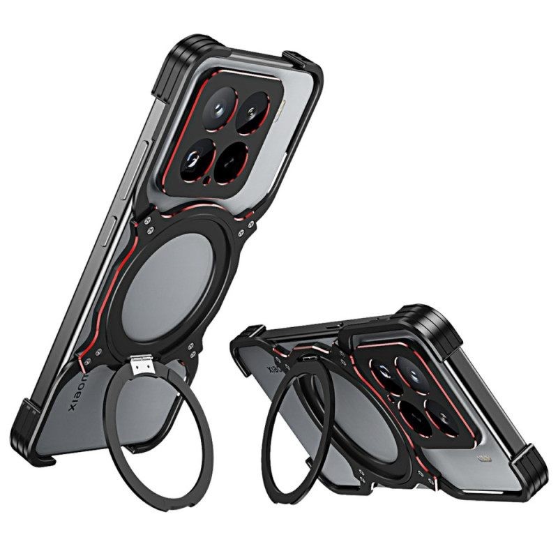 Hoesje Xiaomi 15 Metalen Standaard En Bumper Bescherming Hoesje
