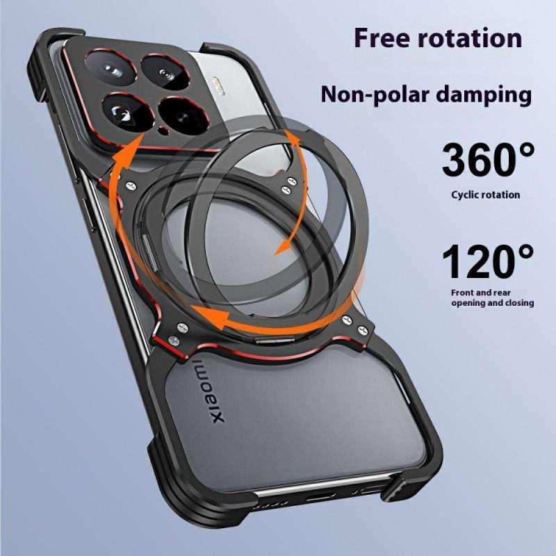 Hoesje Xiaomi 15 Metalen Standaard En Bumper Bescherming Hoesje
