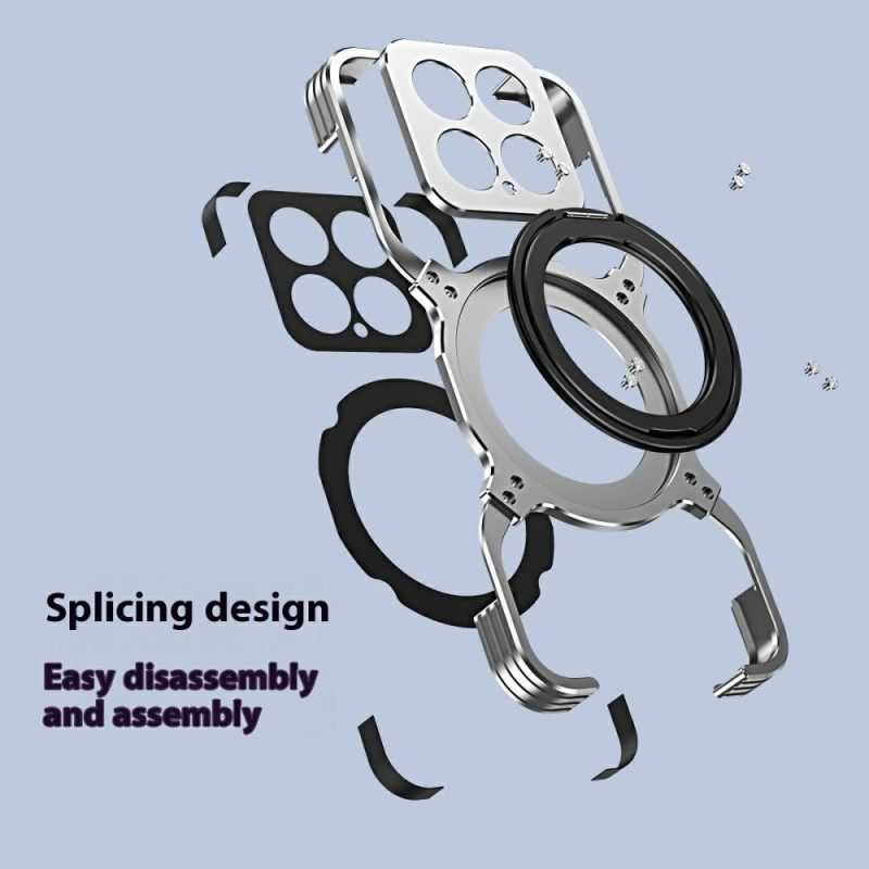 Hoesje Xiaomi 15 Metalen Standaard En Bumper Bescherming Hoesje