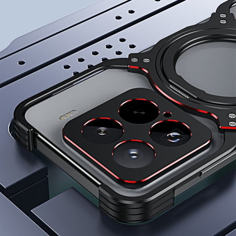Hoesje Xiaomi 15 Metalen Standaard En Bumper Bescherming Hoesje