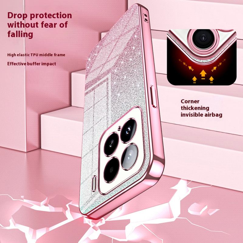 Hoesje Xiaomi 15 Pailletten Met Kleurverloop