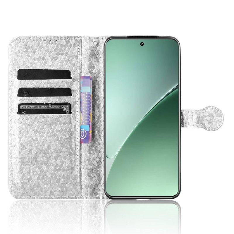 Leren Hoesje Voor Xiaomi 15 Glanzende Stippen