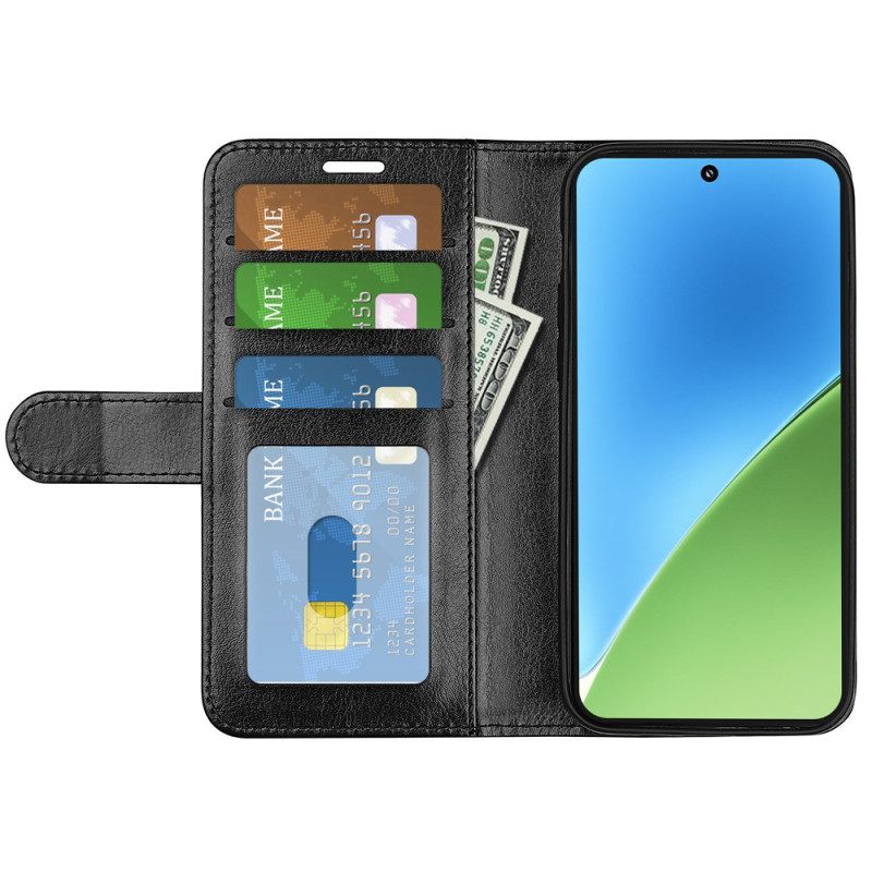 Leren Hoesje Voor Xiaomi 15 Vintage