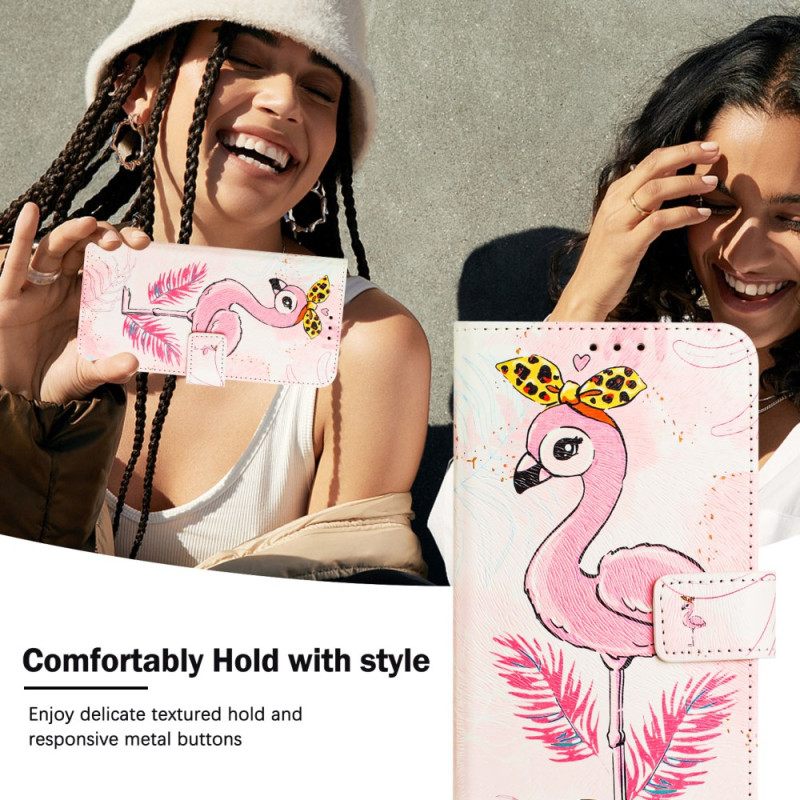 Leren Hoesje Voor Xiaomi 15 Vogel Motief