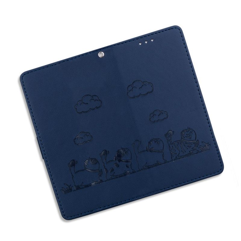 Leren Hoesje Xiaomi 15 Bandje Met Kattenmotief