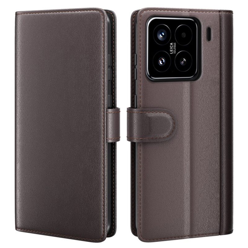 Leren Hoesje Xiaomi 15 Echt Leer