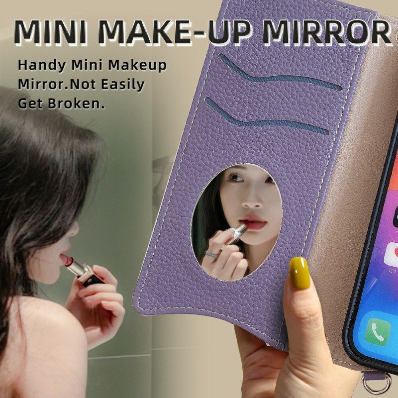 Leren Hoesje Xiaomi 15 Portemonnee En Ketting