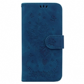 Leren Hoesje Xiaomi 15 Rozen Bescherming Hoesje