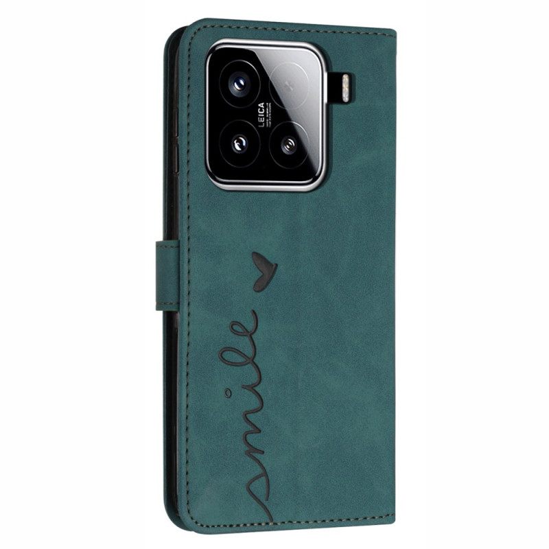Leren Hoesje Xiaomi 15 Smile