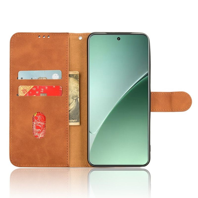 Leren Hoesje Xiaomi 15 Suède-effect Bescherming Hoesje