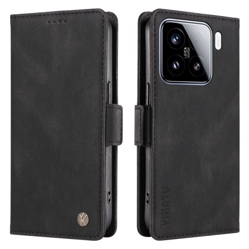 Leren Hoesje Xiaomi 15 Yikatu Suède-effect