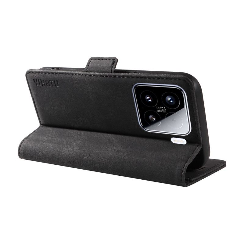 Leren Hoesje Xiaomi 15 Yikatu Suède-effect