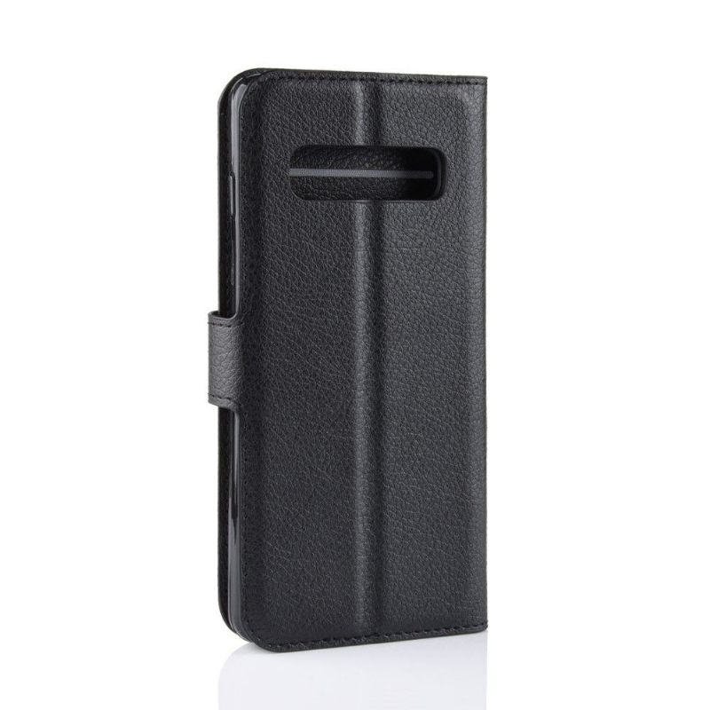 Cover voor Samsung Galaxy S10 Plus Anti-fall Kaarthouder In Lederen Stijl