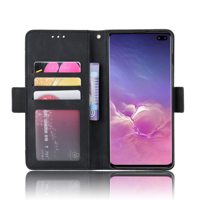Flip Case voor Samsung Galaxy S10 Plus Ledereffect + Kaarthouder