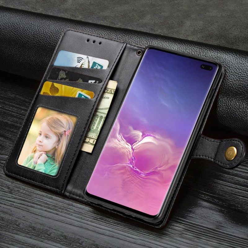 Folio-hoesje voor Samsung Galaxy S10 Plus Indila Kunstleer