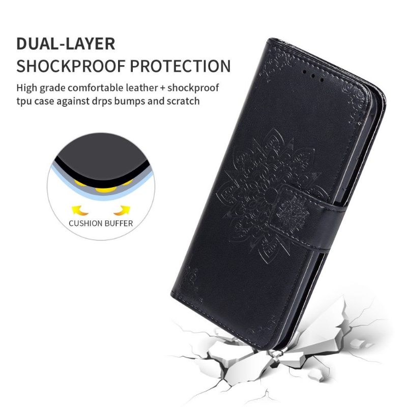 Folio-hoesje voor Samsung Galaxy S10 Plus Kunstleer Caleidoscoop