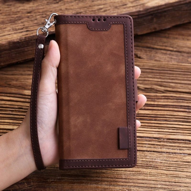 Folio-hoesje voor Samsung Galaxy S10 Plus Vintage Zak