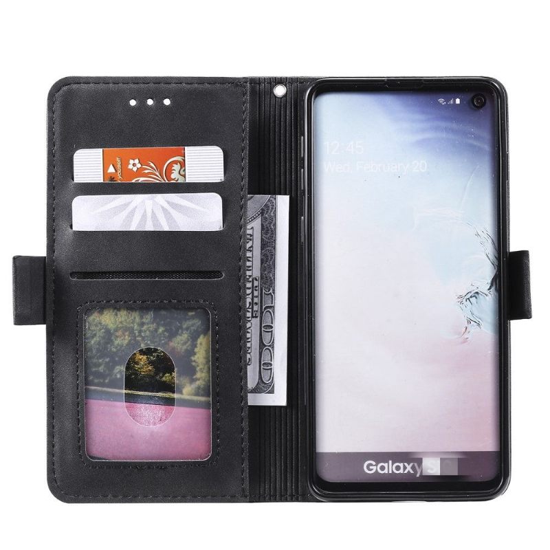 Folio-hoesje voor Samsung Galaxy S10 Plus Vintage Zak