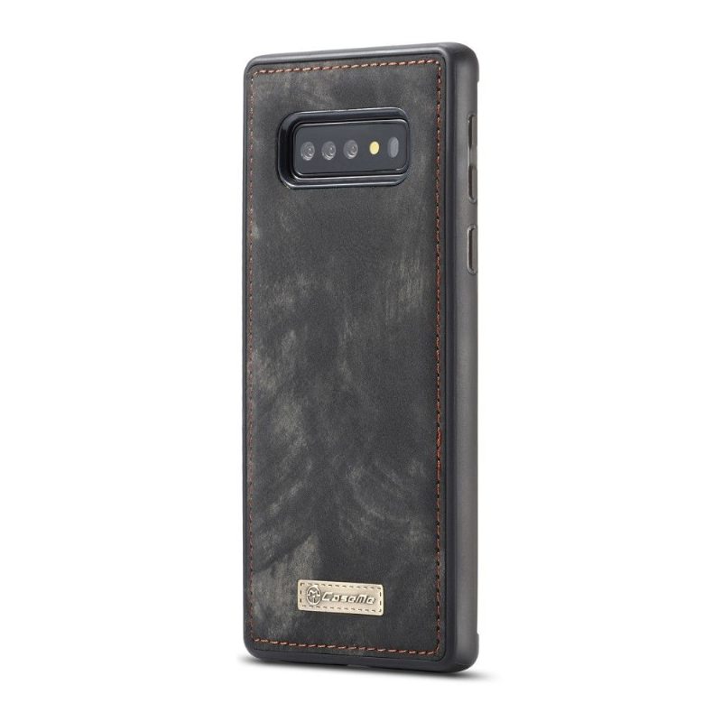 Hoesje Flip Case voor Samsung Galaxy S10 Plus Portemonnee Leren 2 in 1 En Magnetische Shell