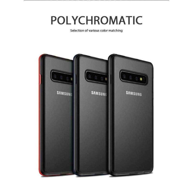 Hoesje voor Samsung Galaxy S10 Plus Anti-fall Spectre-serie Semi Helder