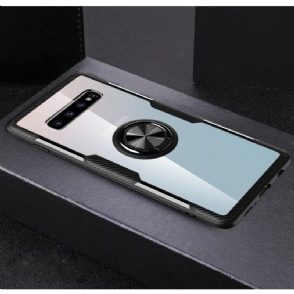 Hoesje voor Samsung Galaxy S10 Plus Anti-fall Transparante Vinger