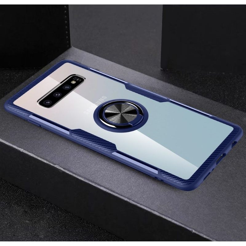 Hoesje voor Samsung Galaxy S10 Plus Anti-fall Transparante Vinger