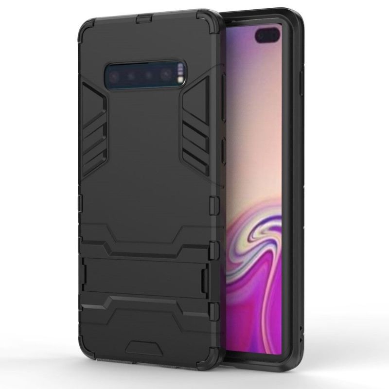 Hoesje voor Samsung Galaxy S10 Plus Cool Guard Schokbestendig Met Geïntegreerde Standaard