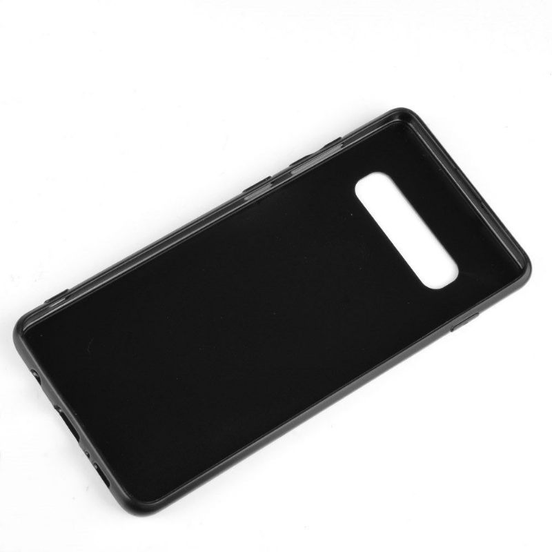 Hoesje voor Samsung Galaxy S10 Plus Leereffect
