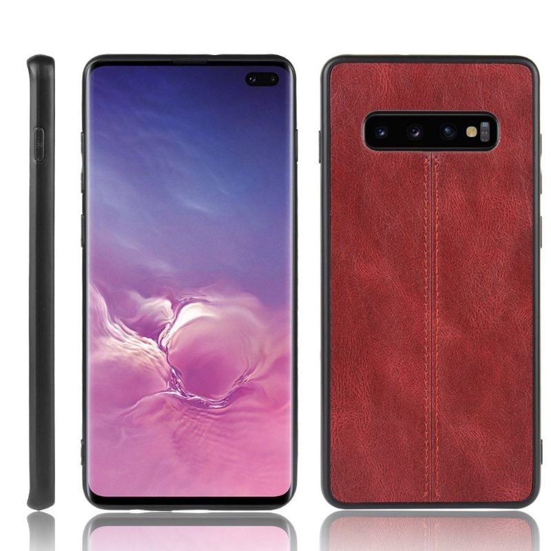 Hoesje voor Samsung Galaxy S10 Plus Leereffect