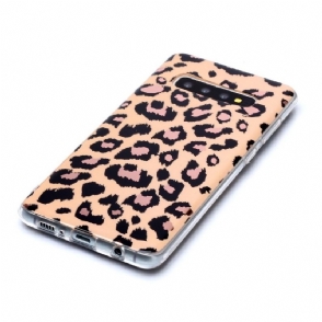 Hoesje voor Samsung Galaxy S10 Plus Luipaard