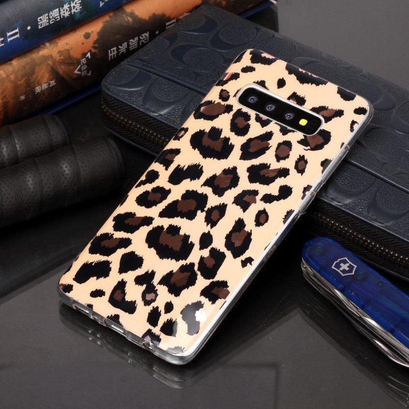 Hoesje voor Samsung Galaxy S10 Plus Luipaard