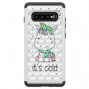 Hoesje voor Samsung Galaxy S10 Plus Luxe Eenhoornpatroon