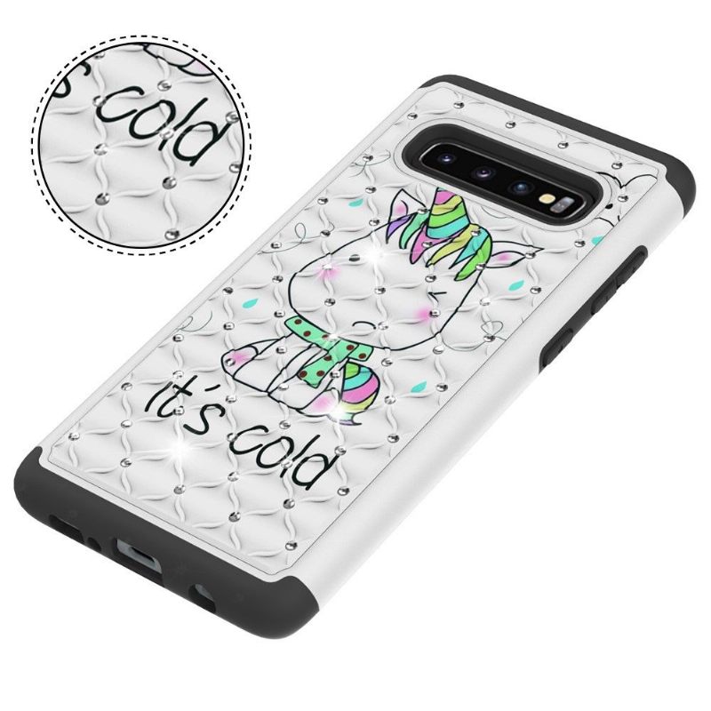 Hoesje voor Samsung Galaxy S10 Plus Luxe Eenhoornpatroon