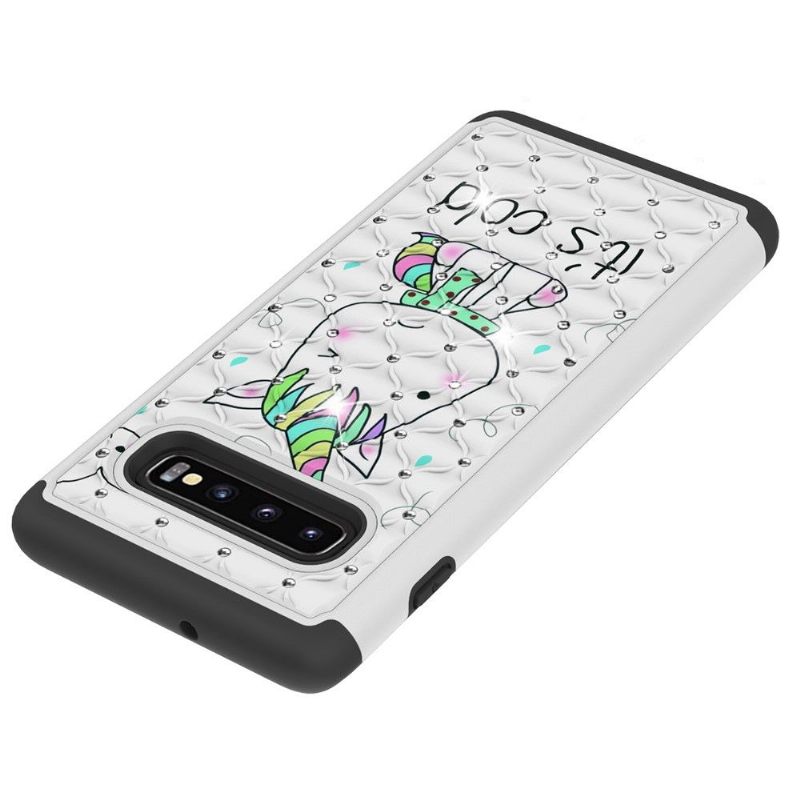 Hoesje voor Samsung Galaxy S10 Plus Luxe Eenhoornpatroon