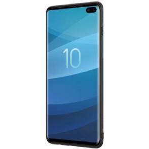 Hoesje voor Samsung Galaxy S10 Plus Synthetische Vezel