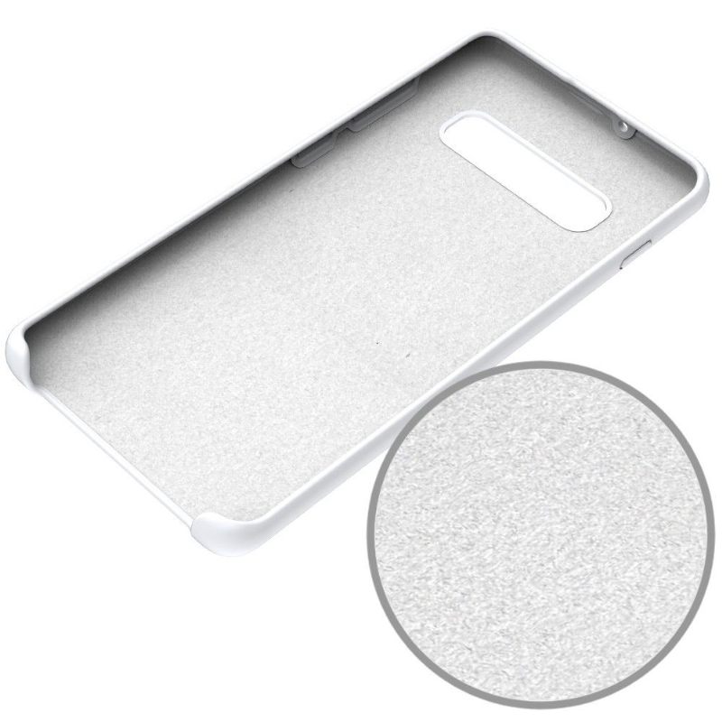 Hoesje voor Samsung Galaxy S10 Plus Vloeibare Siliconen
