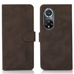 Folio-hoesje voor Honor 50 Pro Pro Leather Effect Mode Khazneh