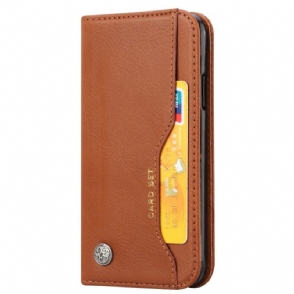 Cover voor Huawei Y5 2019 Leren Stand Case