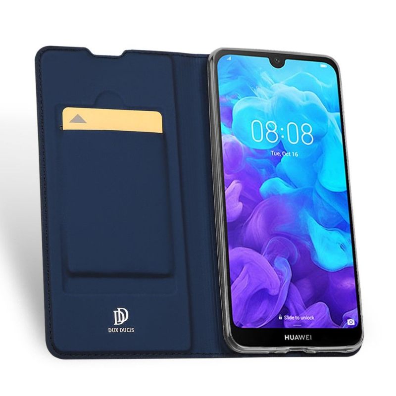 Cover voor Huawei Y5 2019 Zakelijk Kunstleer