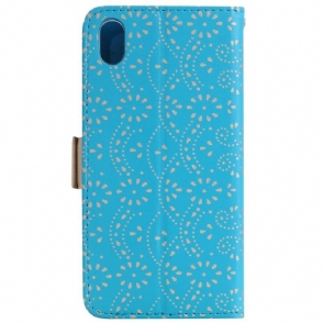 Folio-hoesje voor Huawei Y5 2019 Bloemenkant