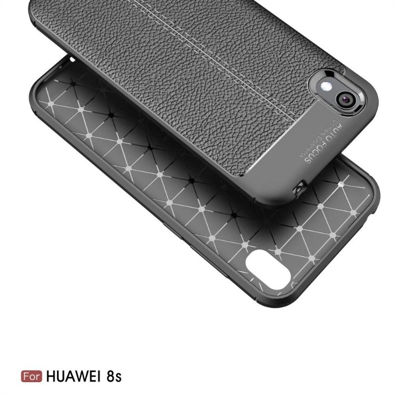 Hoesje voor Huawei Y5 2019 Afwerkingsgel Van Kunstleer