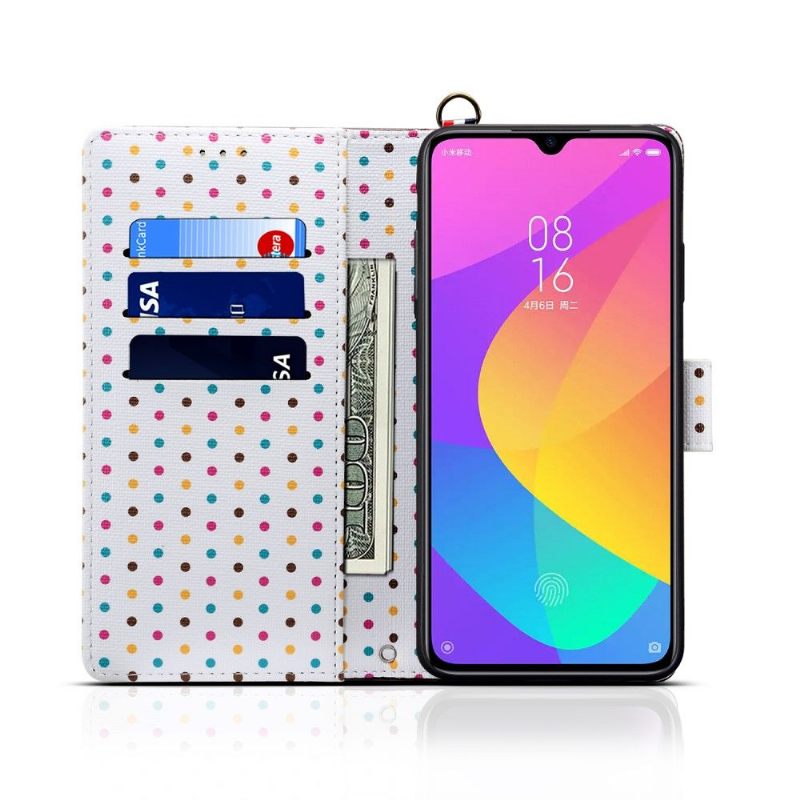 Cover voor Xiaomi Mi 9 Lite Vintage Stippen